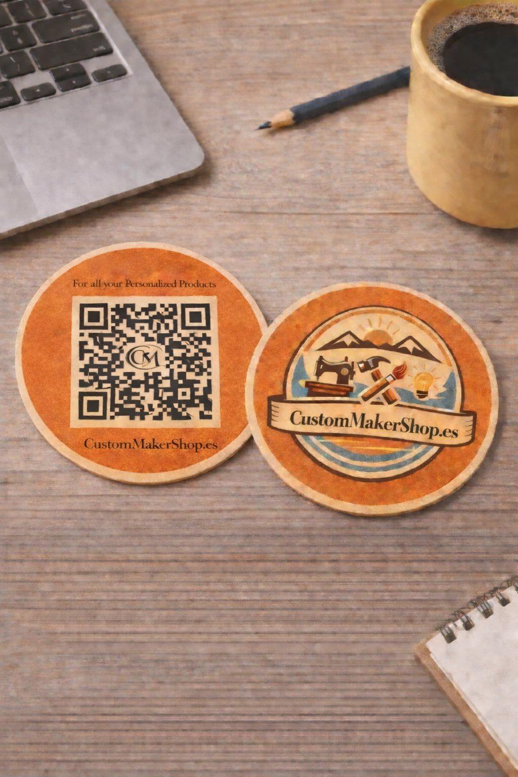 Coaster Front Square - Custom made Beer Mat / Coasters